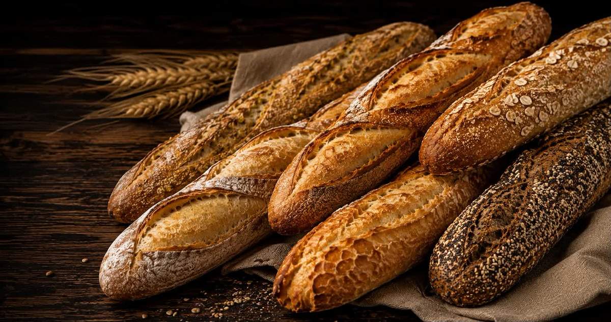 Frische Baguettes der Bäckerei Veloso